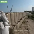 Galvanized Welded Mesh Gabion Flood Control Defense Barrier